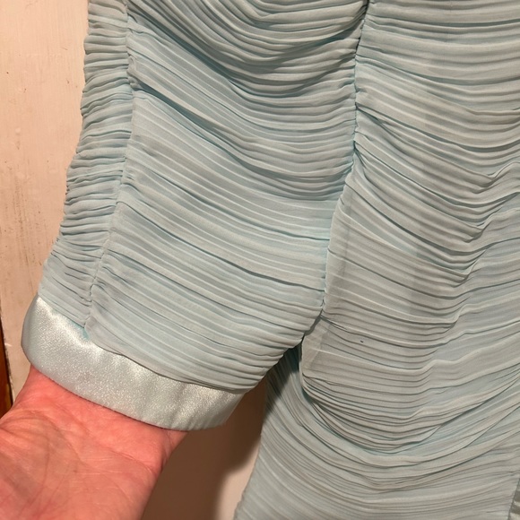 Talbots chiffon and satin blouse - Picture 9 of 10